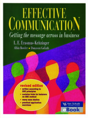 cover image of Effective Communication